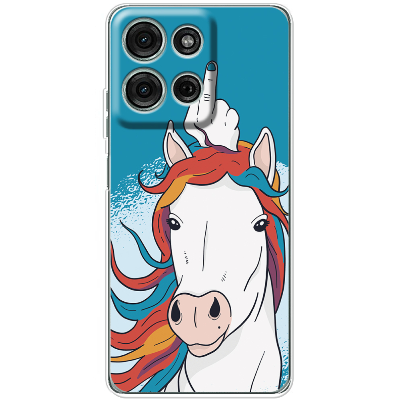 Чохол BoxFace Motorola G75 Fuck Unicorn