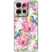 Чохол BoxFace Motorola G75 Birds and Flowers