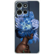 Чохол BoxFace Motorola G75 Exquisite Blue Flowers