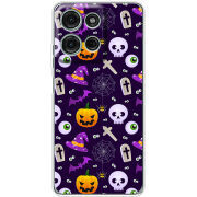 Чохол BoxFace Motorola G75 Halloween Purple Mood