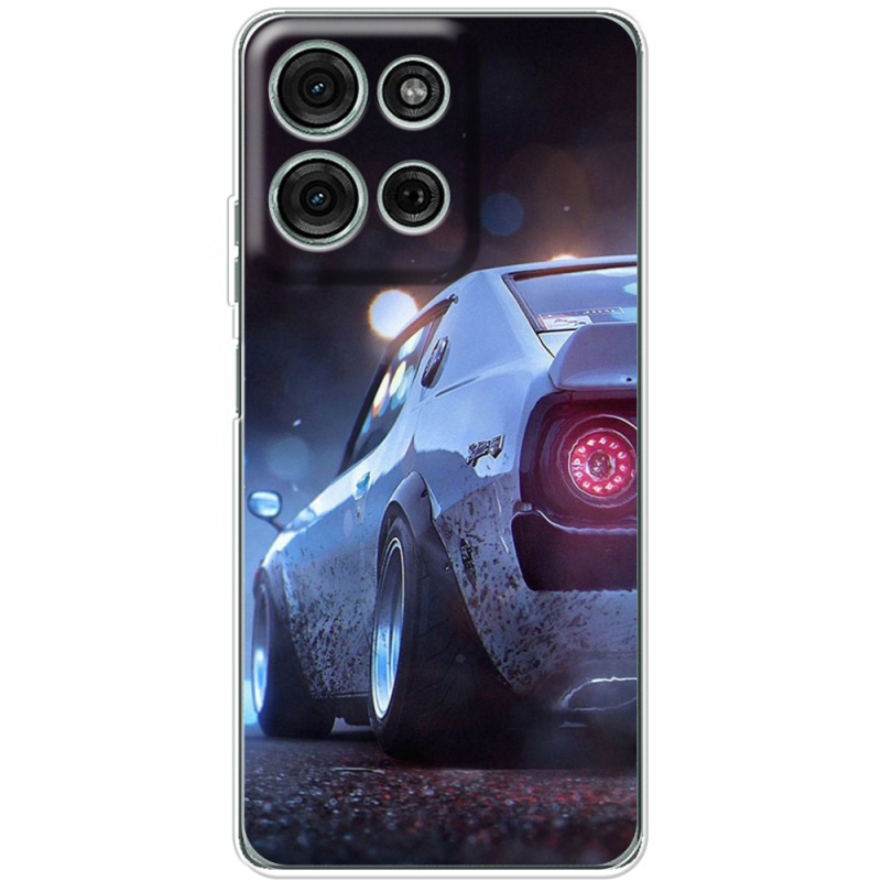 Чохол BoxFace Motorola G75 Silver Car