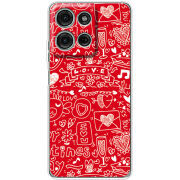 Чохол BoxFace Motorola G75 Happy Valentines