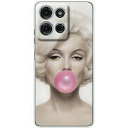 Чохол BoxFace Motorola G75 Marilyn Monroe Bubble Gum