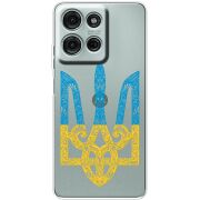 Прозорий чохол BoxFace Motorola G75 Gold Trident