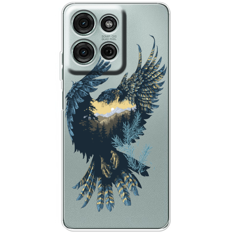 Прозорий чохол BoxFace Motorola G75 Eagle