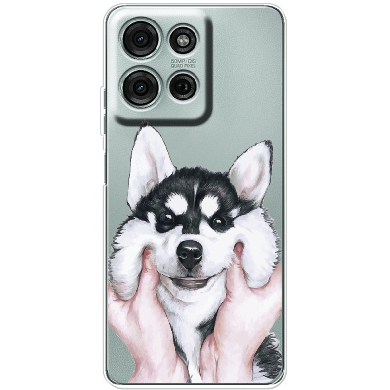 Прозорий чохол BoxFace Motorola G75 Husky