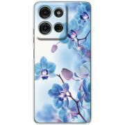 Чохол зі стразами Motorola G75 Orchids