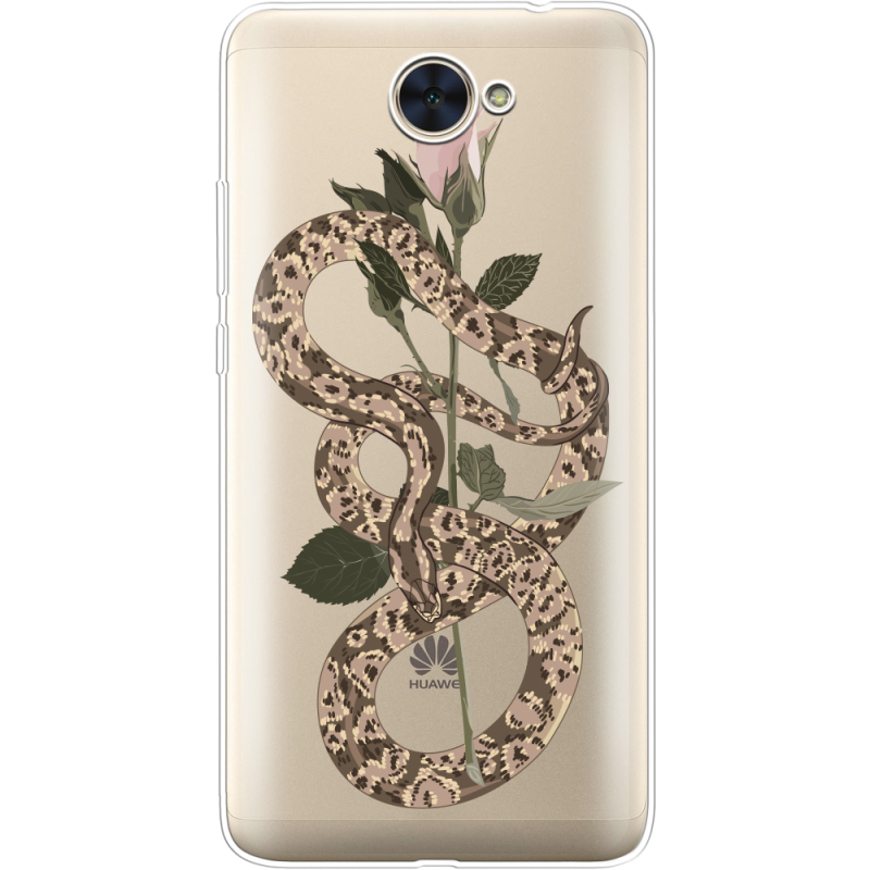 Прозрачный чехол Uprint Huawei Y7 2017 Glamor Snake