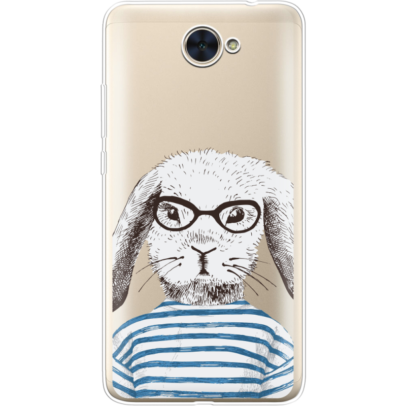 Прозрачный чехол Uprint Huawei Y7 2017 MR. Rabbit