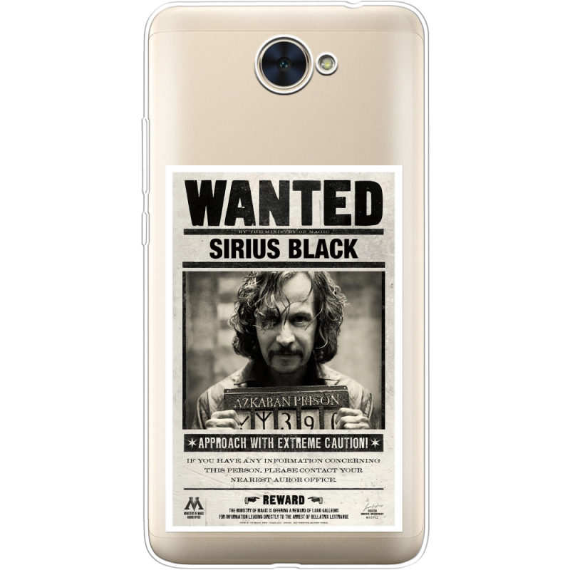 Прозрачный чехол Uprint Huawei Y7 2017 Sirius Black