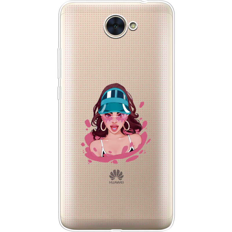 Прозрачный чехол Uprint Huawei Y7 2017 Selena Gomez
