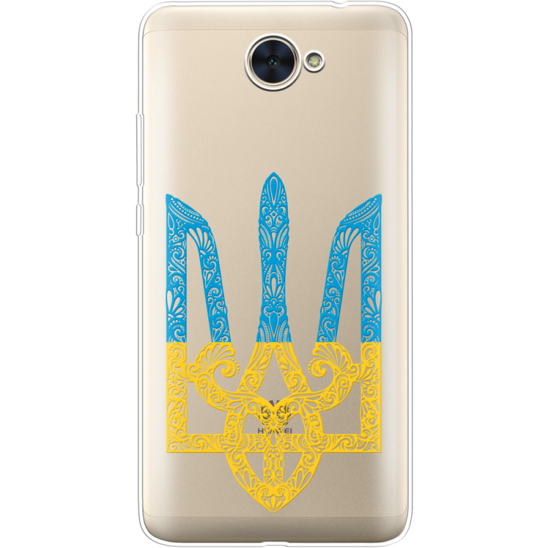 Прозрачный чехол Uprint Huawei Y7 2017 Gold Trident