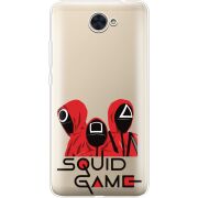 Прозрачный чехол Uprint Huawei Y7 2017 siquid game люди в красном