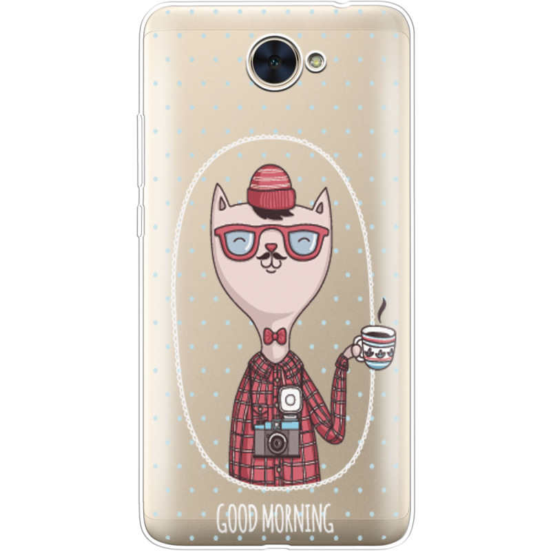 Прозрачный чехол Uprint Huawei Y7 2017 Good Morning