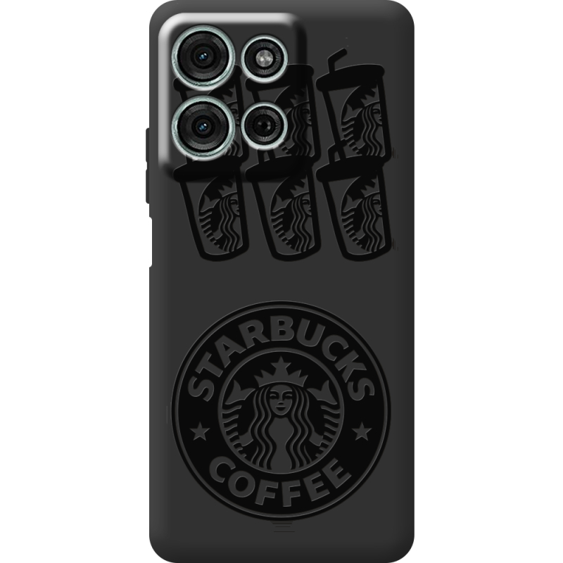 Чорний чохол BoxFace Motorola G75 Black Coffee