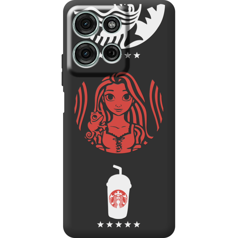 Чорний чохол BoxFace Motorola G75 RedWhite Coffee