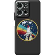 Чорний чохол BoxFace Motorola G75 NASA