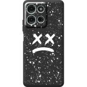 Чорний чохол BoxFace Motorola G75 Sad Way