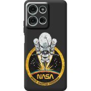 Чорний чохол BoxFace Motorola G75 NASA Spaceship