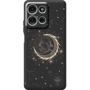 Чорний чохол BoxFace Motorola G75 Moon