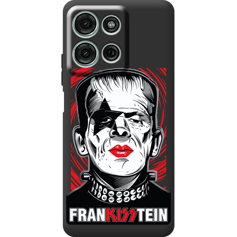 Чорний чохол BoxFace Motorola G75 Frankisstein