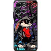 Чорний чохол BoxFace Motorola G75 Малий вухань