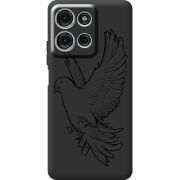 Чорний чохол BoxFace Motorola G75 Dove