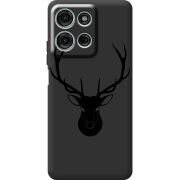 Чорний чохол BoxFace Motorola G75 Deer