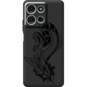 Чорний чохол BoxFace Motorola G75 Snake