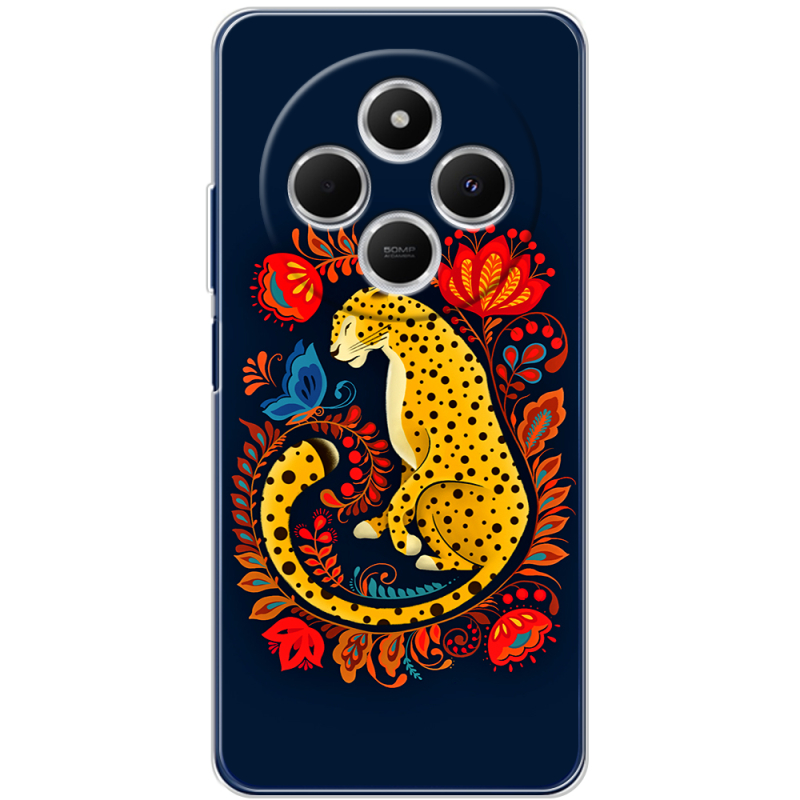 Чохол BoxFace Poco C75 Petrykivka Leopard