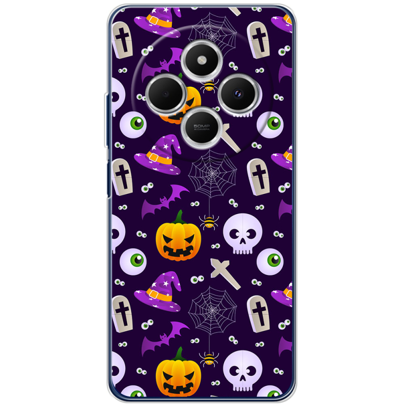 Чохол BoxFace Poco C75 Halloween Purple Mood