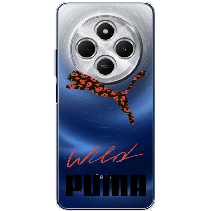 Прозорий чохол BoxFace Poco C75 Wild Cat