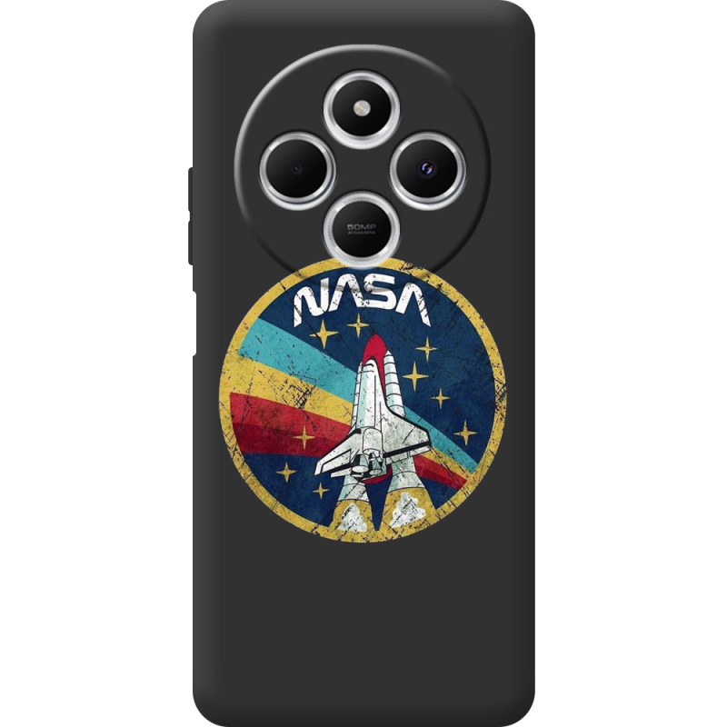 Чорний чохол BoxFace Poco C75 NASA