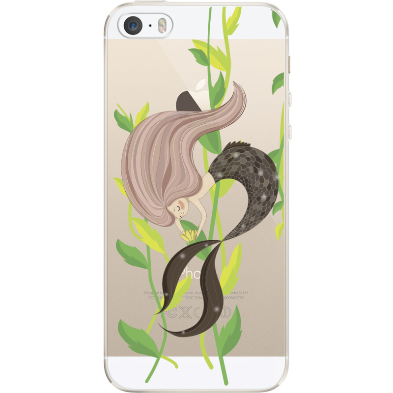 Прозрачный чехол Uprint Apple iPhone 5 / 5S / 5SE Cute Mermaid