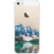 Прозрачный чехол Uprint Apple iPhone 5 / 5S / 5SE Blue Mountain