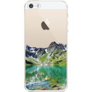 Прозрачный чехол Uprint Apple iPhone 5 / 5S / 5SE Green Mountain