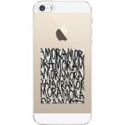 Прозрачный чехол Uprint Apple iPhone 5 / 5S / 5SE Amor Amor