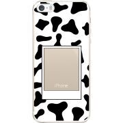 Прозрачный чехол Uprint Apple iPhone 5 / 5S / 5SE Cow