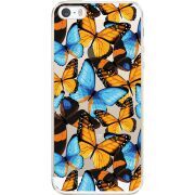 Прозрачный чехол Uprint Apple iPhone 5 / 5S / 5SE Butterfly Morpho