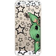 Прозрачный чехол Uprint Apple iPhone 5 / 5S / 5SE Baby Yoda