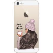 Прозрачный чехол Uprint Apple iPhone 5 / 5S / 5SE love is in the air