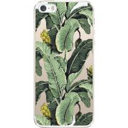 Прозрачный чехол Uprint Apple iPhone 5 / 5S / 5SE Banana Leaves