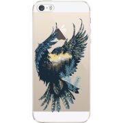 Прозрачный чехол Uprint Apple iPhone 5 / 5S / 5SE Eagle