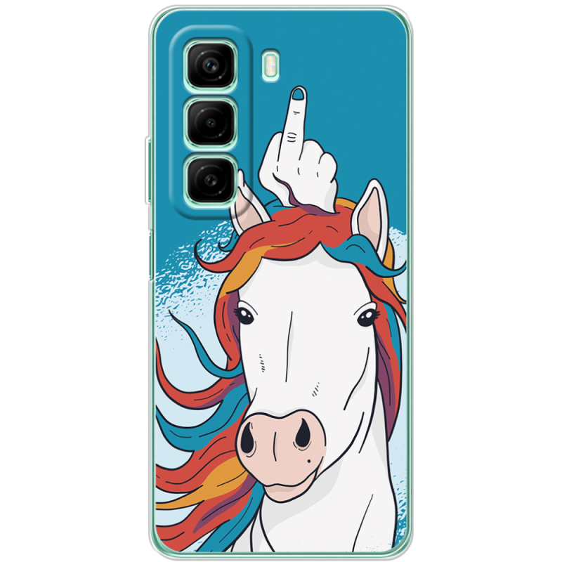 Чохол BoxFace Infinix Hot 50 Pro Fuck Unicorn