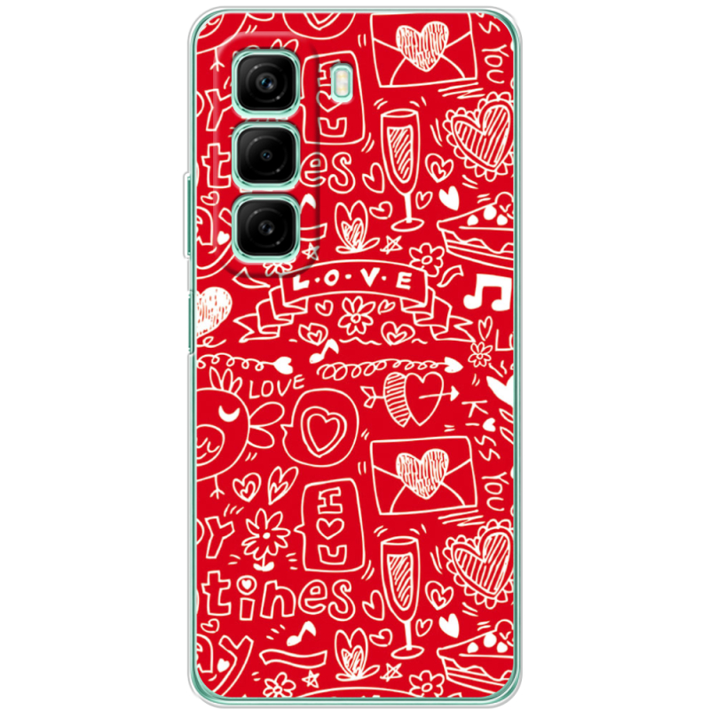 Чохол BoxFace Infinix Hot 50 Pro Happy Valentines