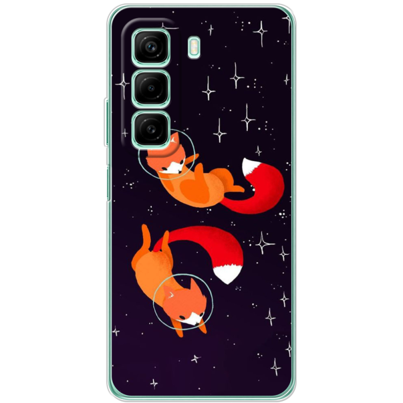 Чохол BoxFace Infinix Hot 50 Pro Fox-Astronauts