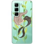 Прозорий чохол BoxFace Infinix Hot 50 Pro Cute Mermaid