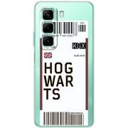 Прозорий чохол BoxFace Infinix Hot 50 Pro Ticket Hogwarts