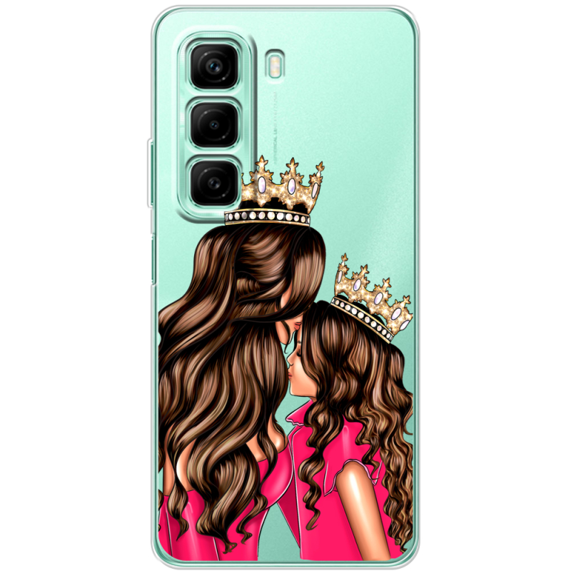 Прозорий чохол BoxFace Infinix Hot 50 Pro Queen and Princess