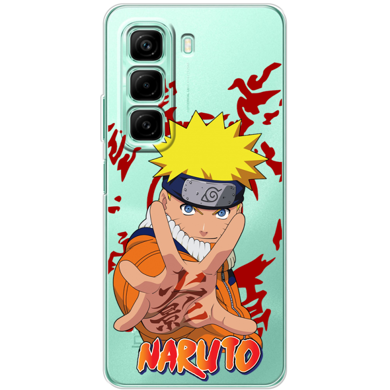 Прозорий чохол BoxFace Infinix Hot 50 Pro Naruto